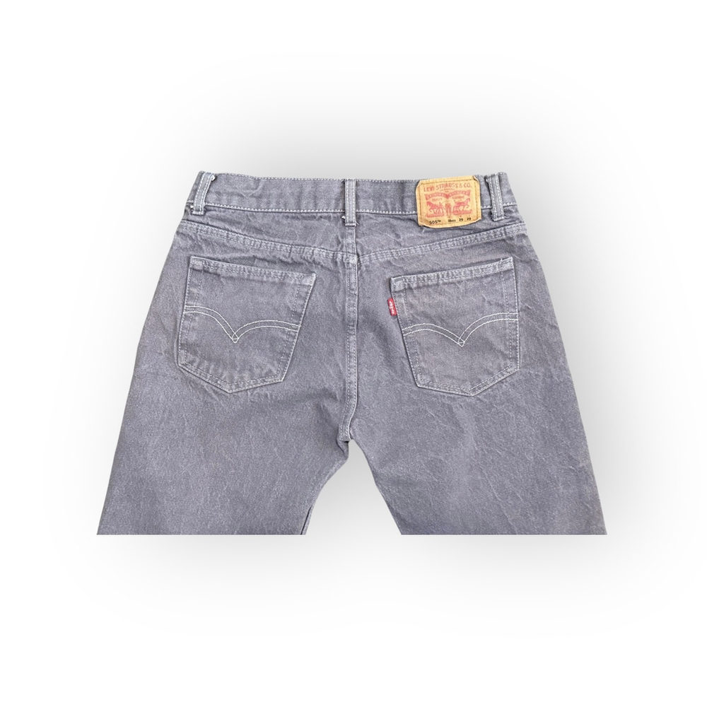 Levi’s 505 Boys Straight Leg Jeans Gray Slight Mauve Tint Sz 18Reg 29x29 - Picture 6 of 9